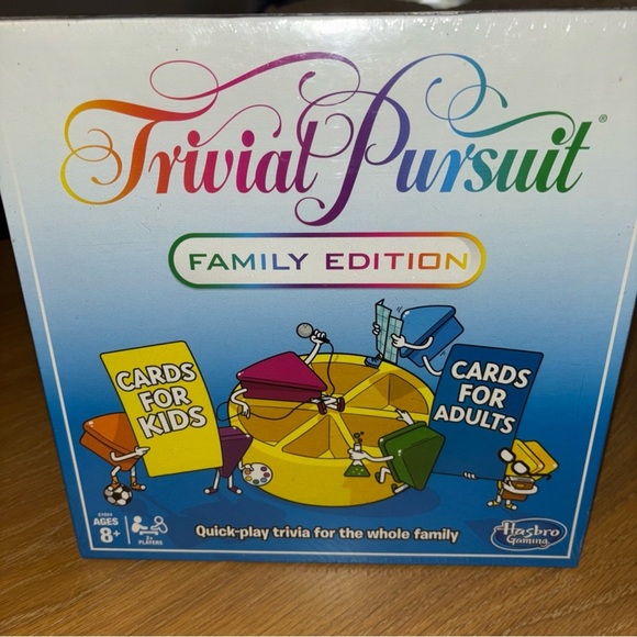 🔹 Optimized Title:
Trivial Pursuit Family Edition Board Game Hasbro 2017 NIB - Picture 3 of 7